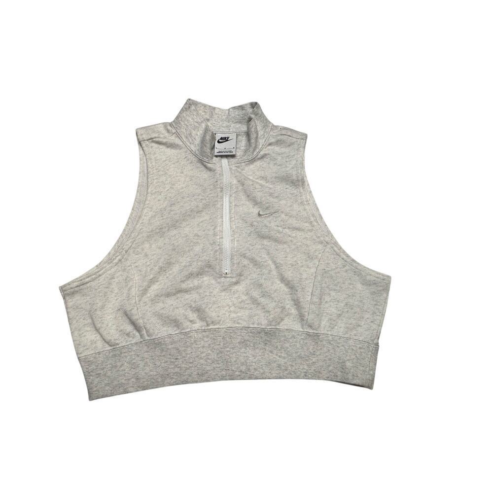 Nike Sportswear Terry Cropped Tank Top SZ L - Picture 2 of 5